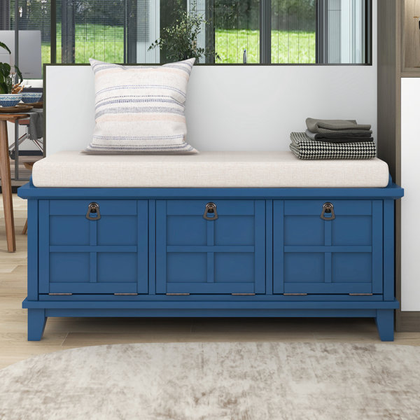 Red Barrel Studio® Solid Wood Storage Bench Wayfair